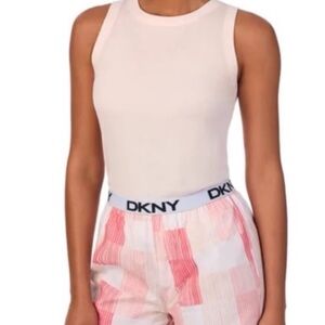 DKNY Pink Tank and Short Ensemble medium